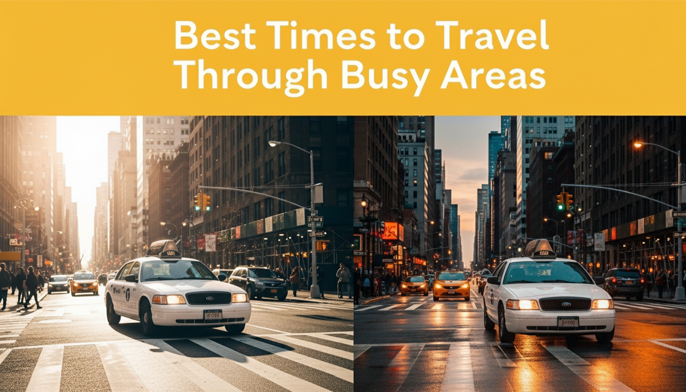 Best Times to Travel Through Busy Areas Without Getting Stuck in Traffic
