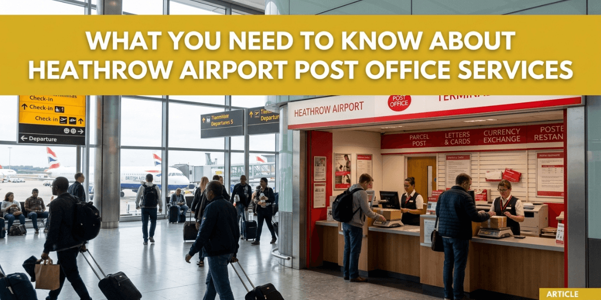 Heathrow Airport Post Office services and mailing facilities guide