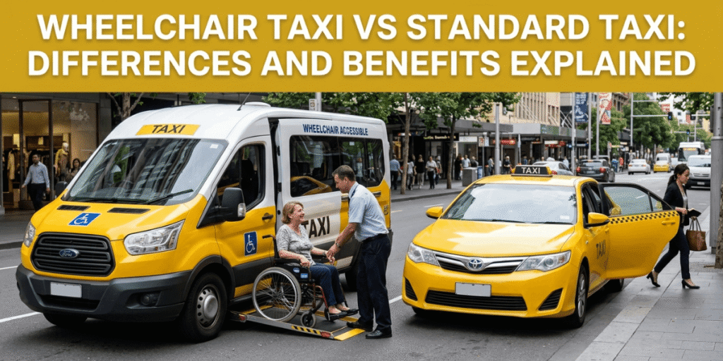 Wheelchair taxi vs standard taxi differences and benefits explained